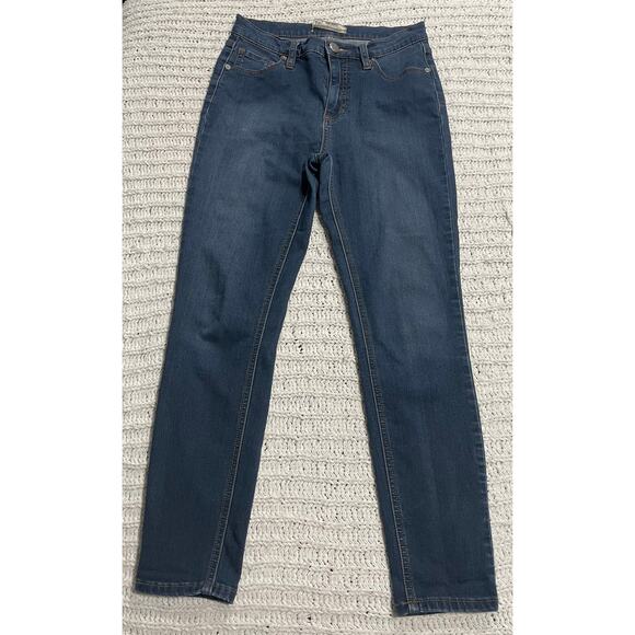 Free People Skinny Jean Mid-Rise Stretch Womens Sz 27 Blue Denim 61855-16515125 - Picture 1 of 11